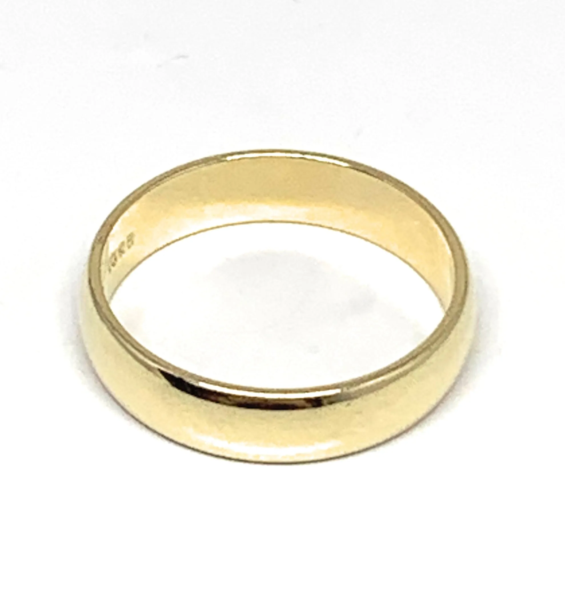 10k Solid Gold Yellow Classic Band Ring 5mm