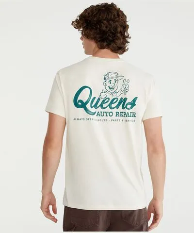 Aeropostale Queens Auto Repair Graphic Tee