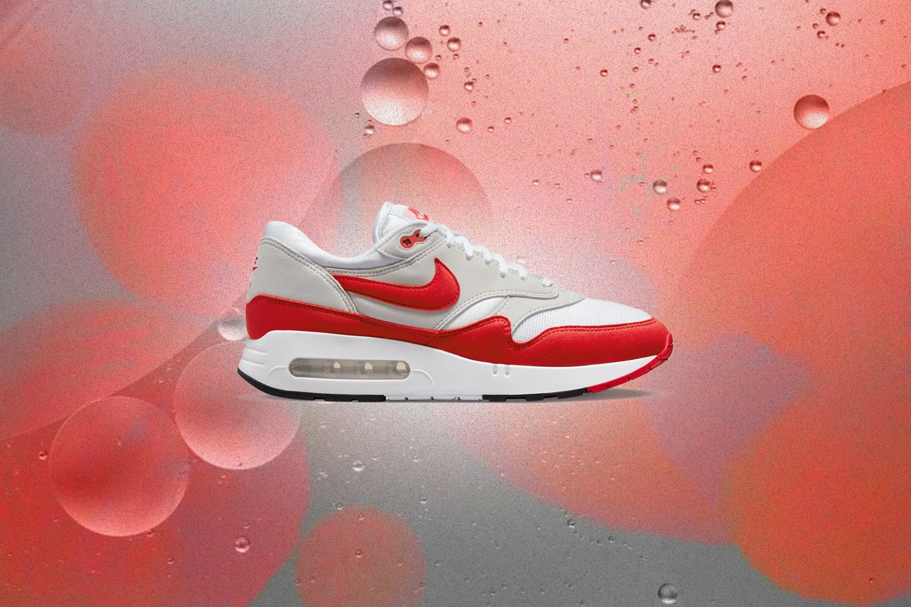 Air Max 1 '86 Original Big Bubble - White/University Red/Neutral Grey