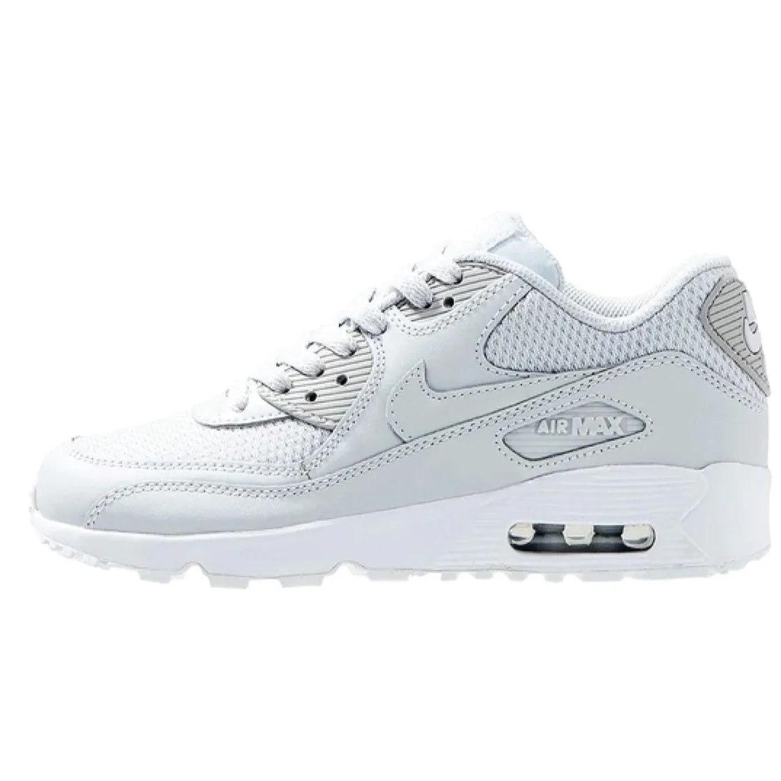 Air Max 90 Mesh GS  Triple White