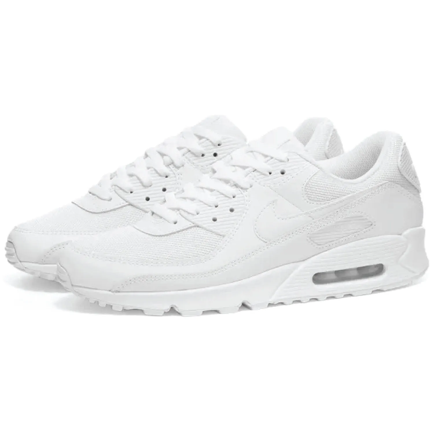 Air Max 90 Mesh GS  Triple White