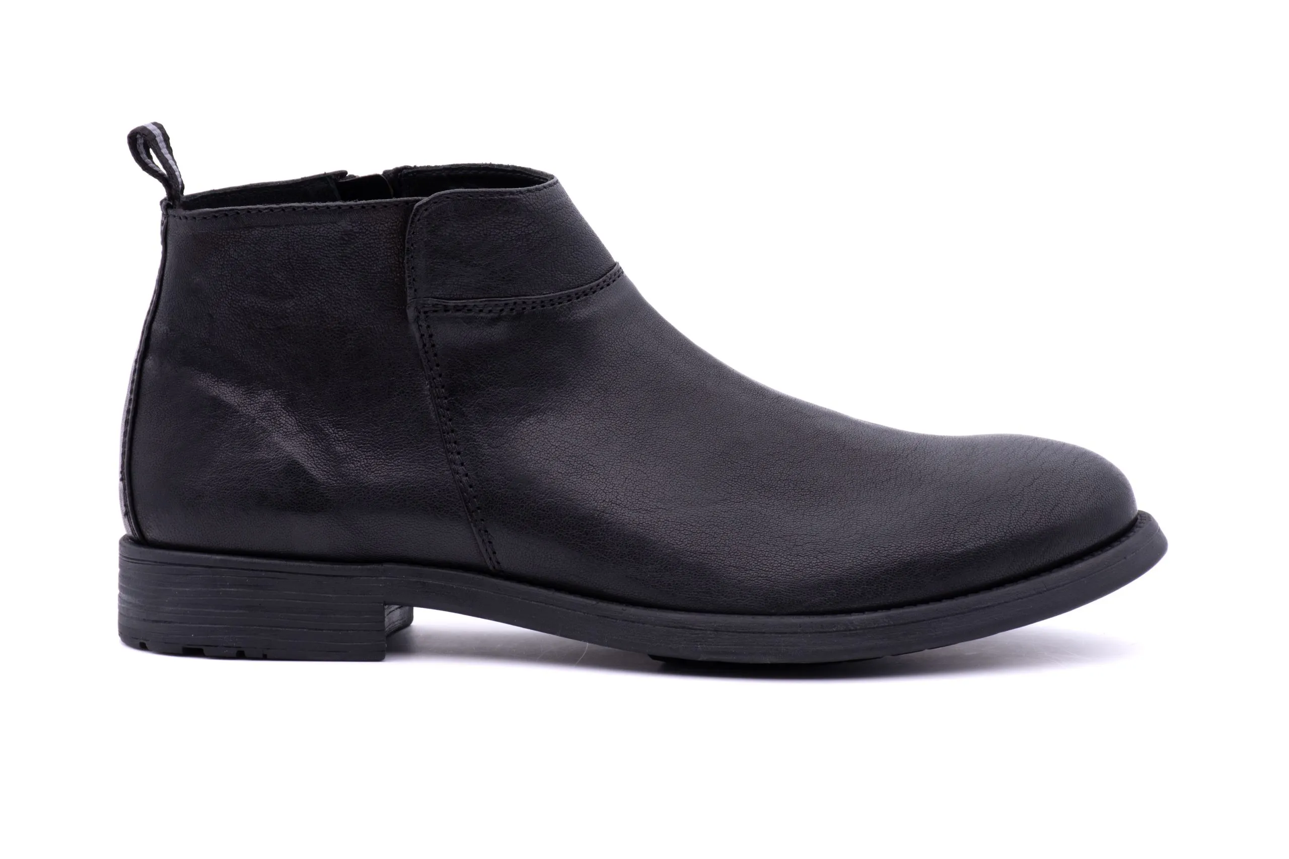 Ankle Boot in Pelle Invecchiata