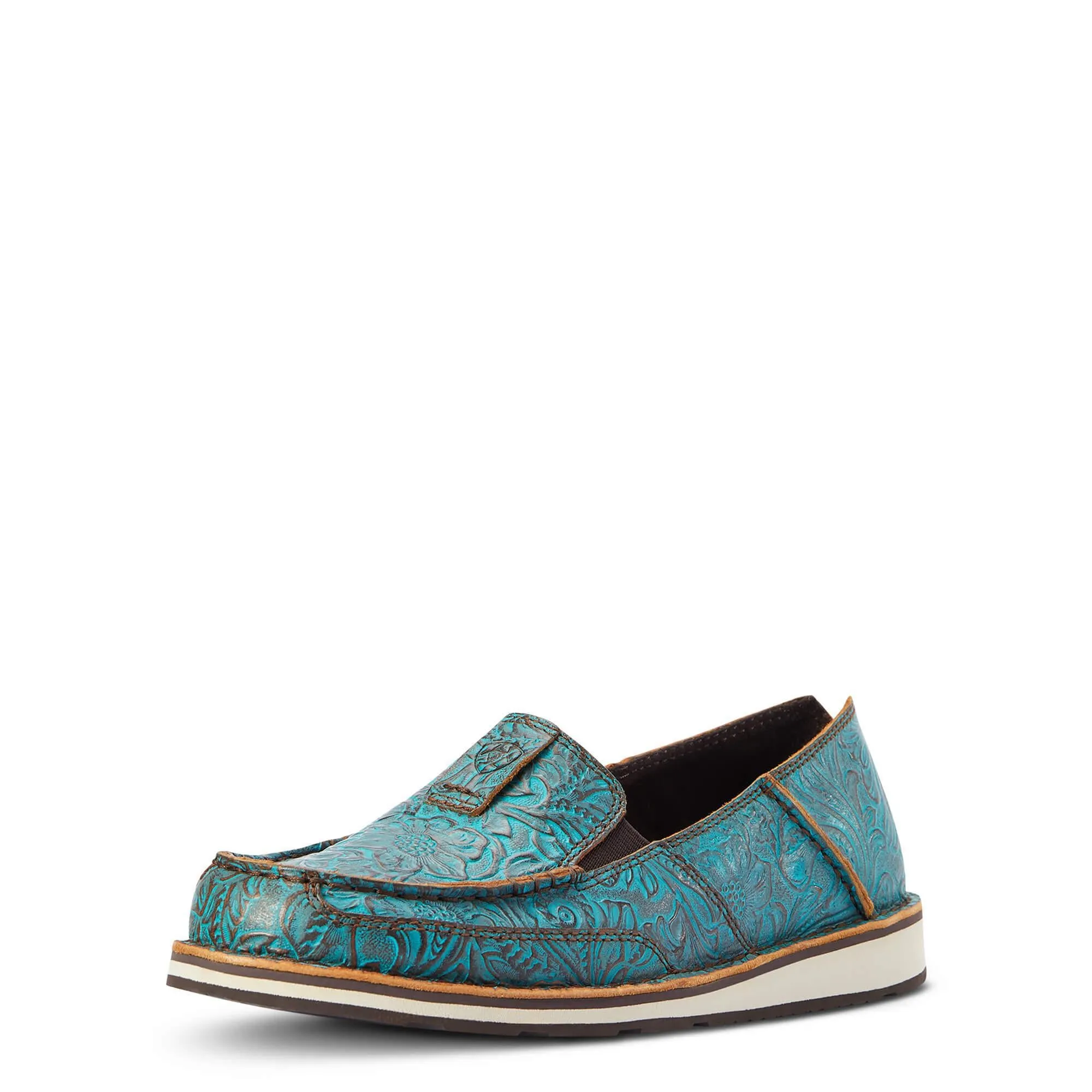 Ariat Turquoise Floral Emboss Cruiser