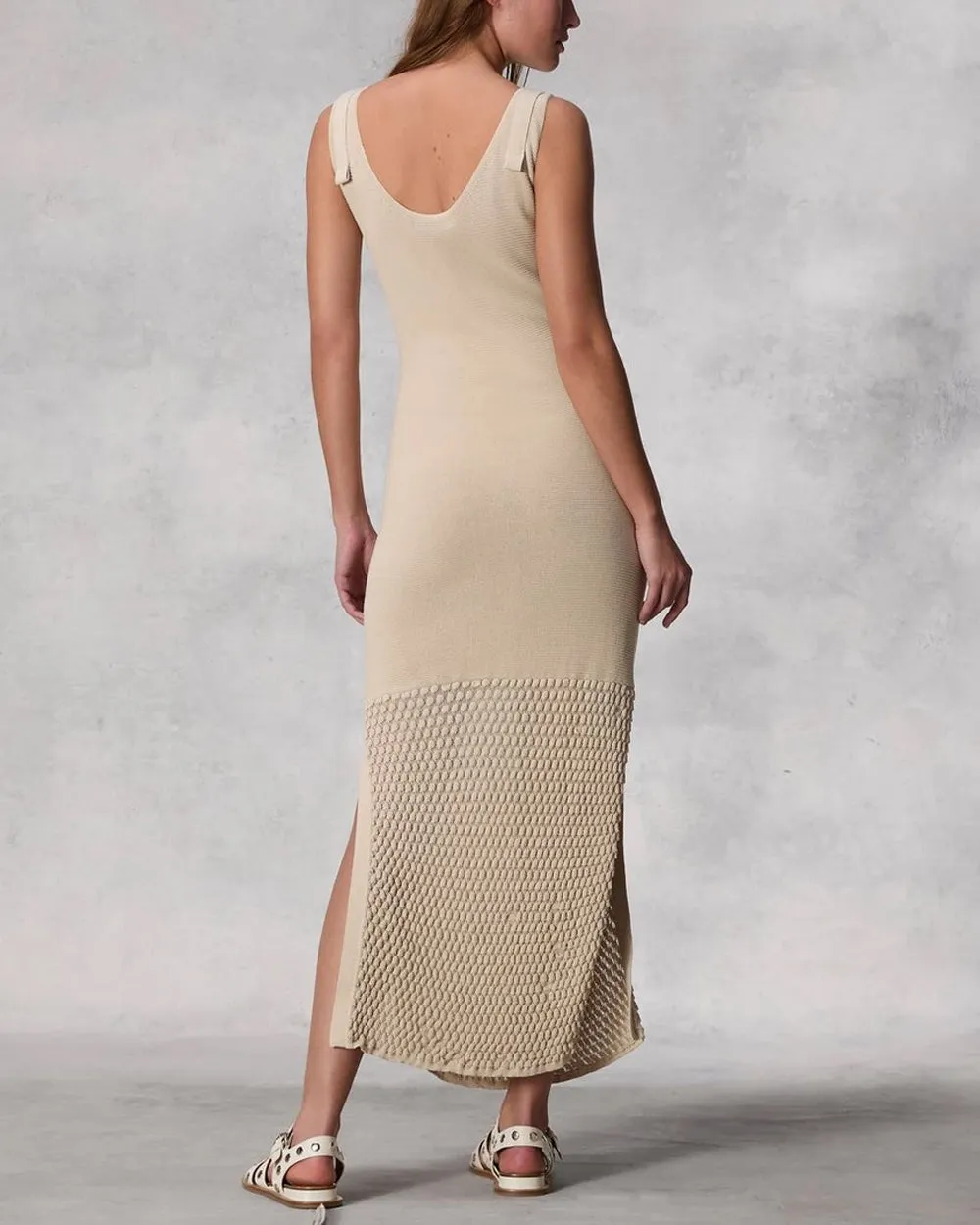 Beige Georgia Dress