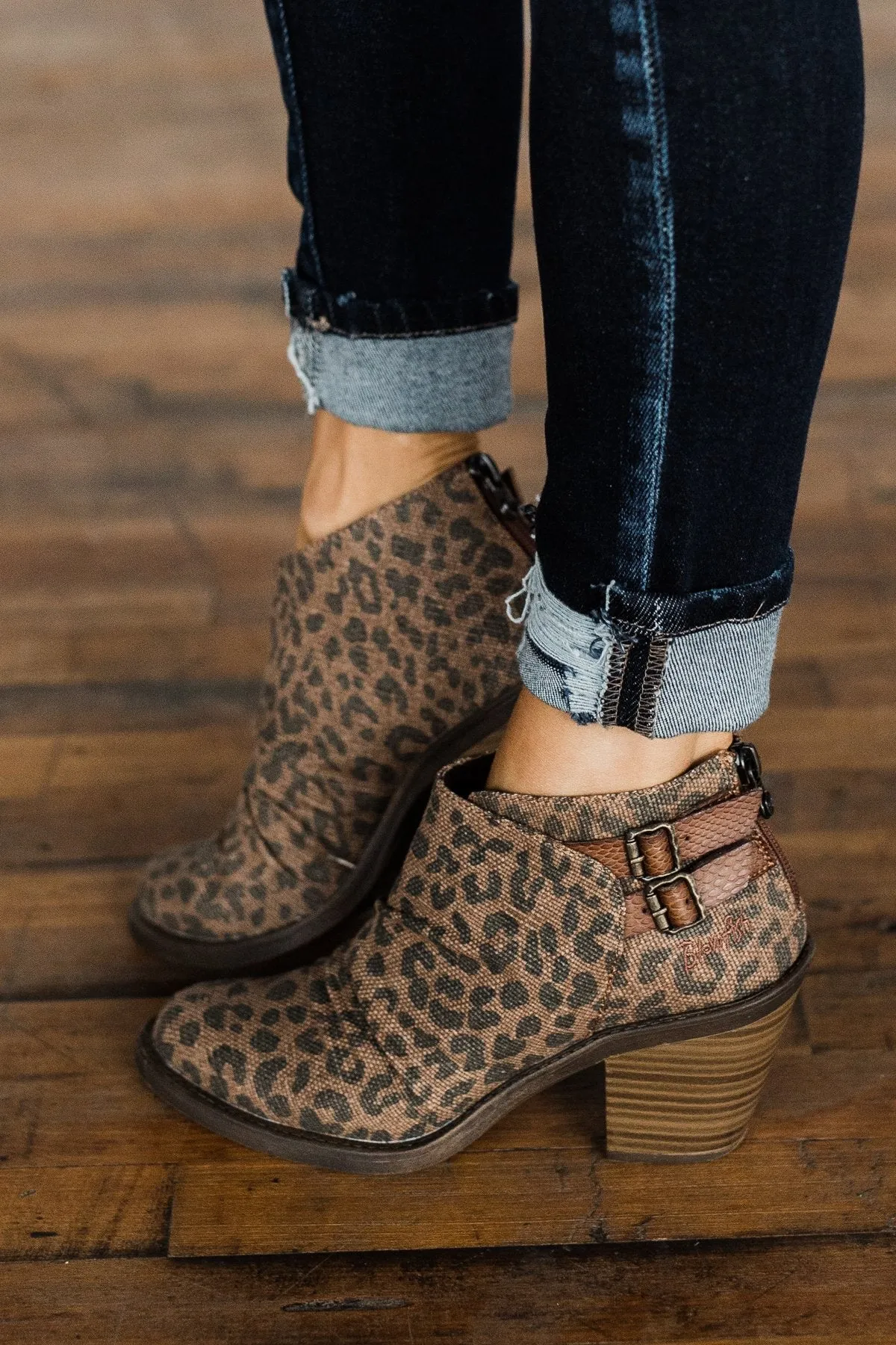 Blowfish Leben Booties- Leopard