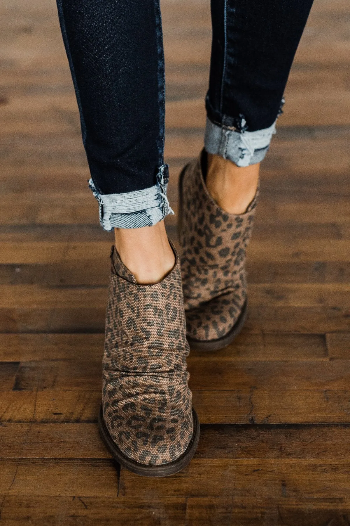 Blowfish Leben Booties- Leopard