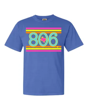 Bright Stripe 806 Tee Blue