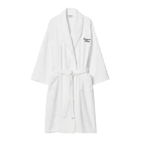 CARHARTT PLEASE BATHROBE WHITE / BORDEAUX