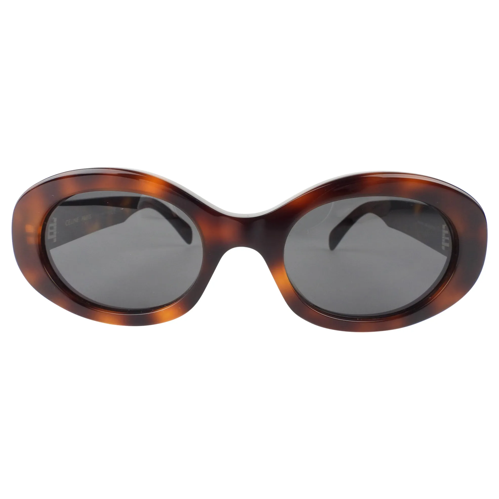 Celine Brown Tortoise Shell Triomphe Sunglasses