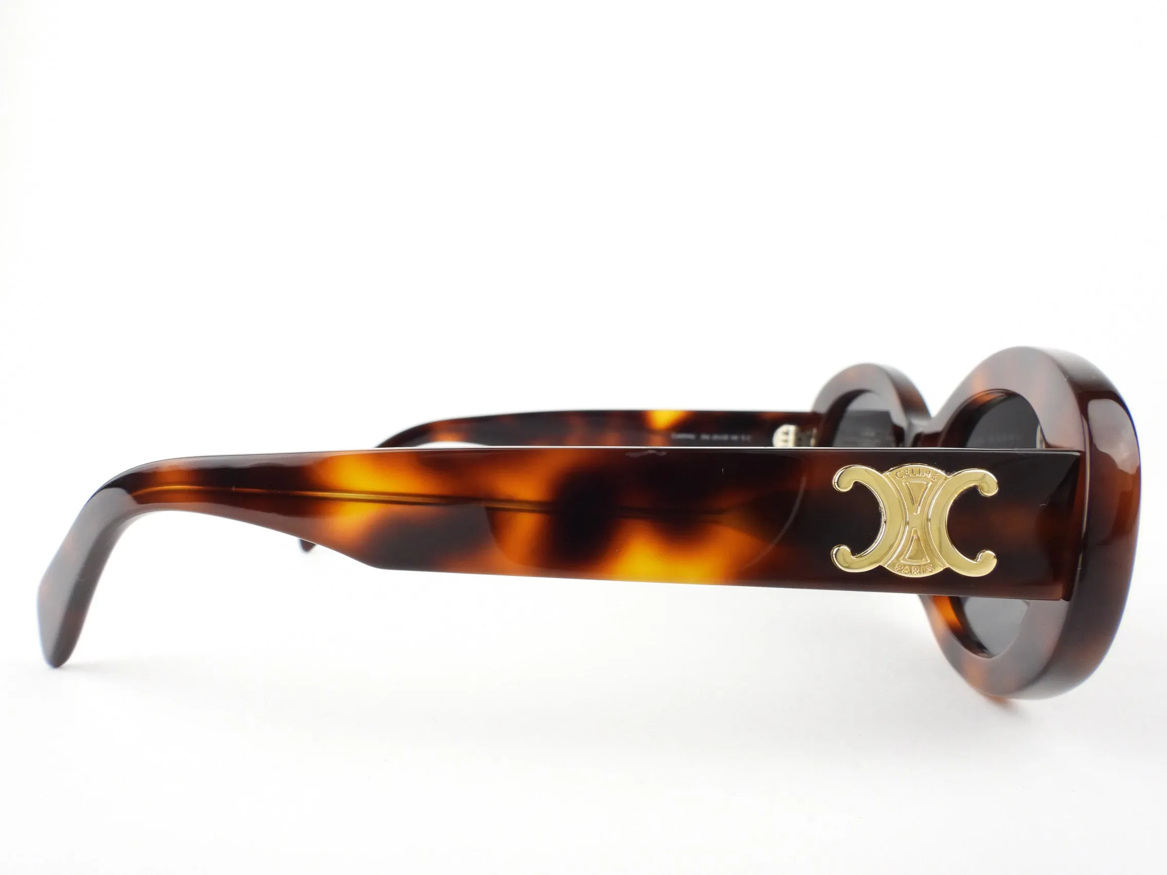 Celine Brown Tortoise Shell Triomphe Sunglasses