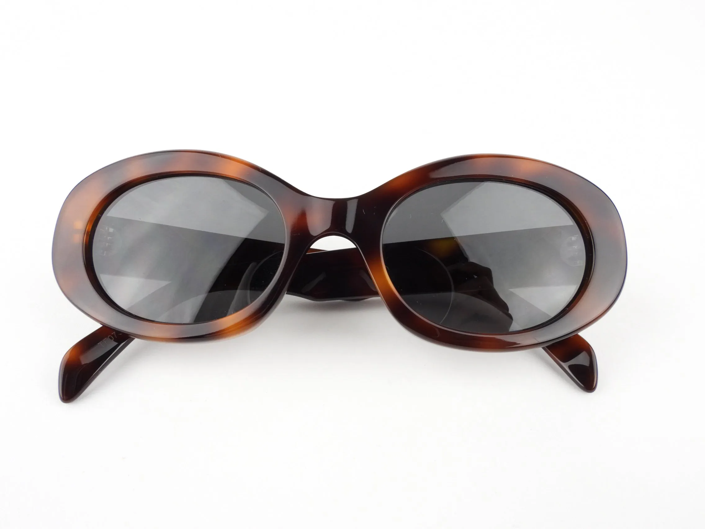 Celine Brown Tortoise Shell Triomphe Sunglasses