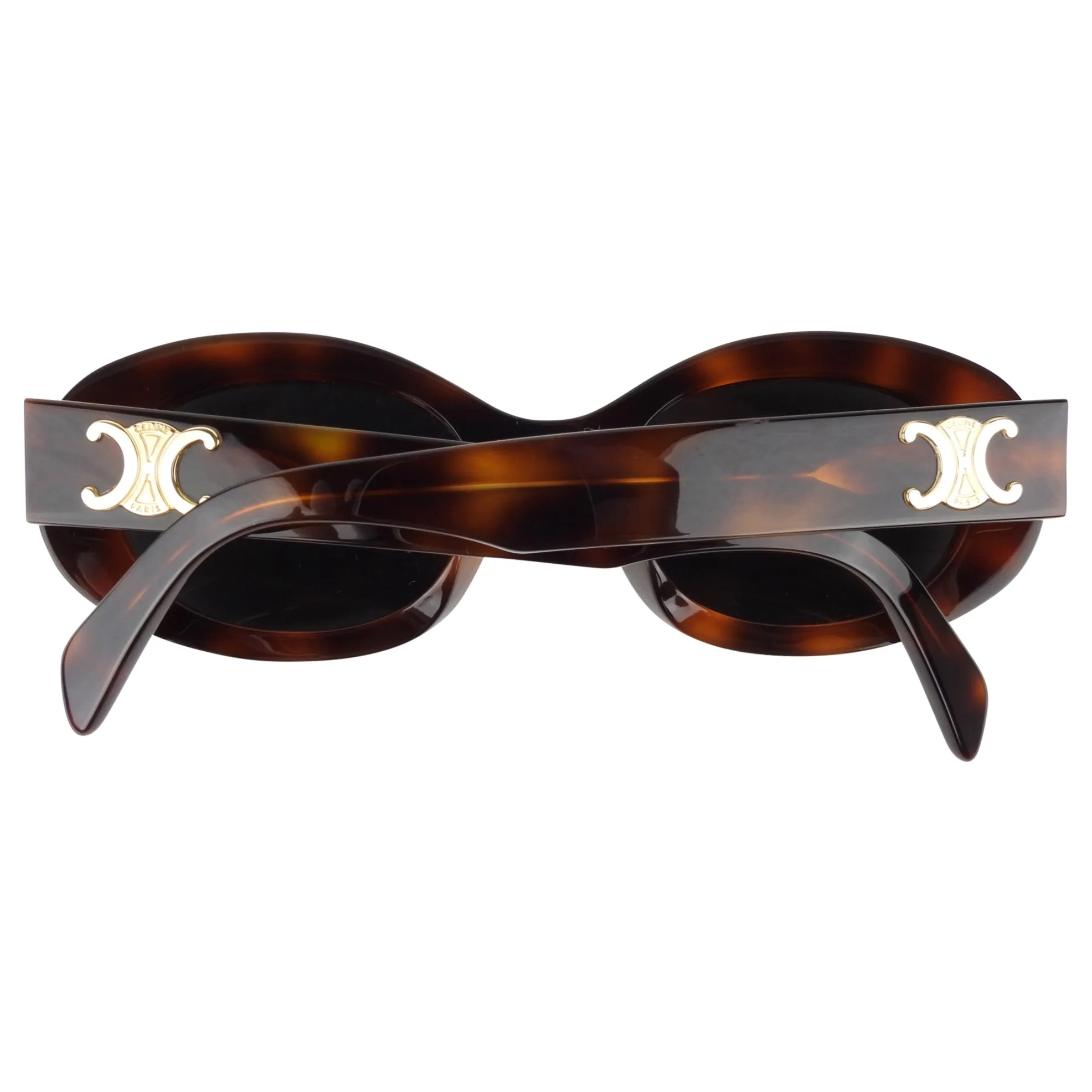 Celine Brown Tortoise Shell Triomphe Sunglasses