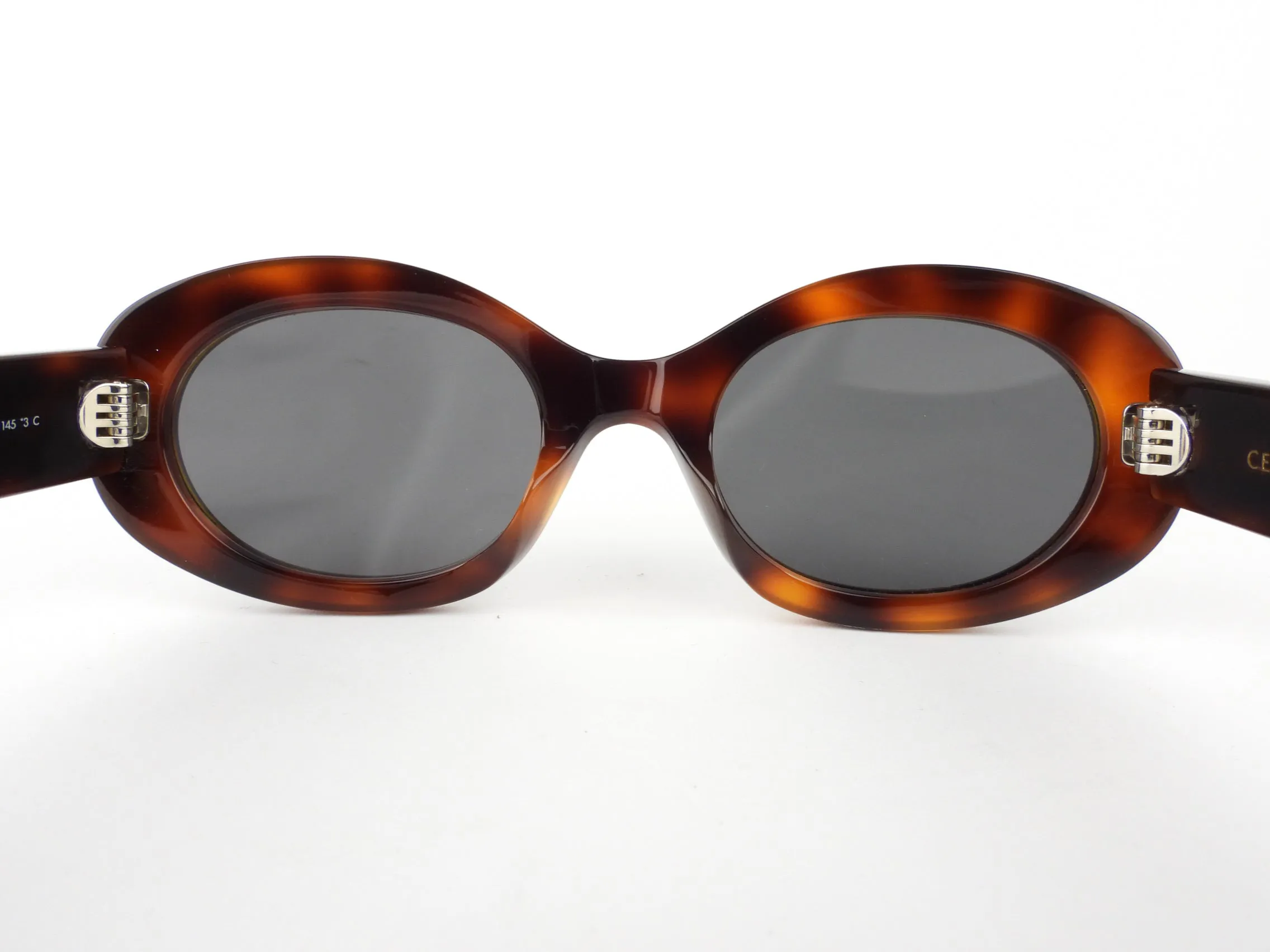 Celine Brown Tortoise Shell Triomphe Sunglasses