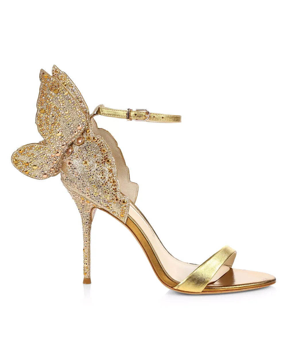 Chiara Embellished Sandal in Gold