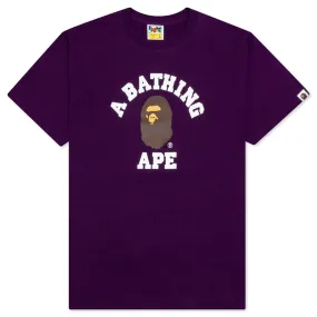 College Tee - Purple