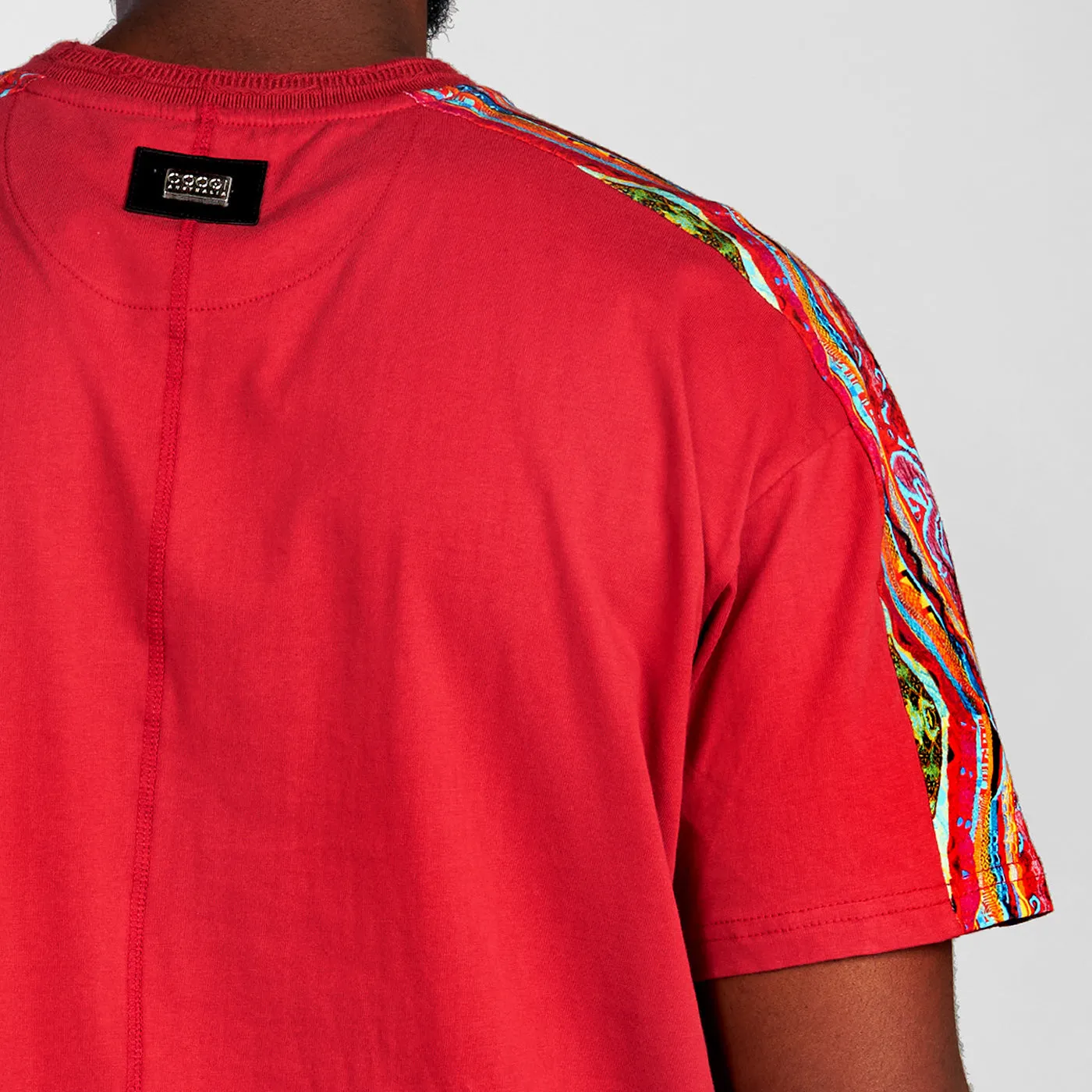 COOGI PATCH TEE - BURGUNDY