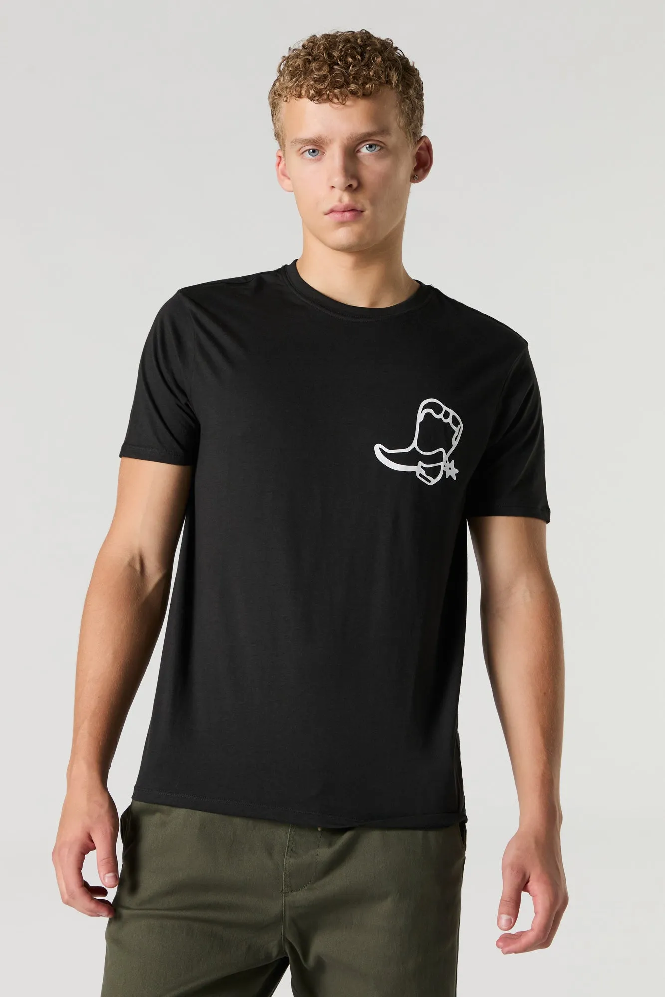 Cowboy Boot Graphic T-Shirt