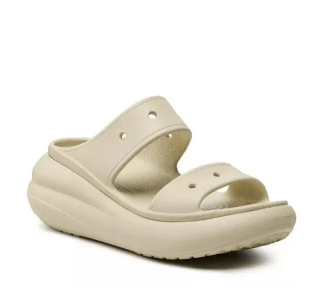      Crocs Classic Crush Sandal 207670-2Y2 Bone OS