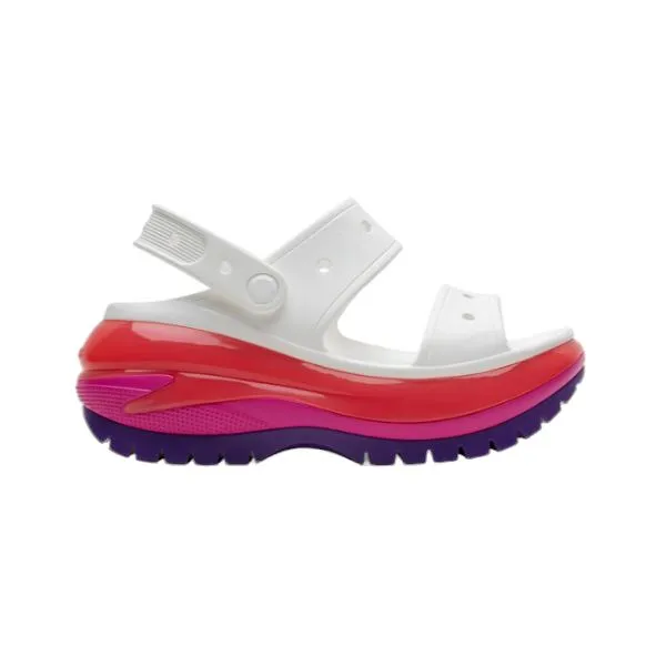      Crocs Classic Mega Crush Sandal Neon Purple 207989-94S