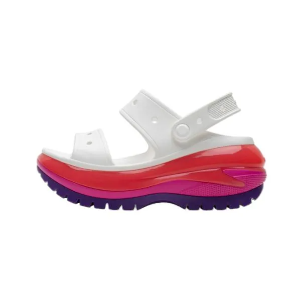      Crocs Classic Mega Crush Sandal Neon Purple 207989-94S