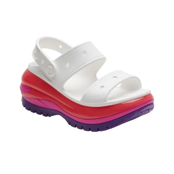      Crocs Classic Mega Crush Sandal Neon Purple 207989-94S