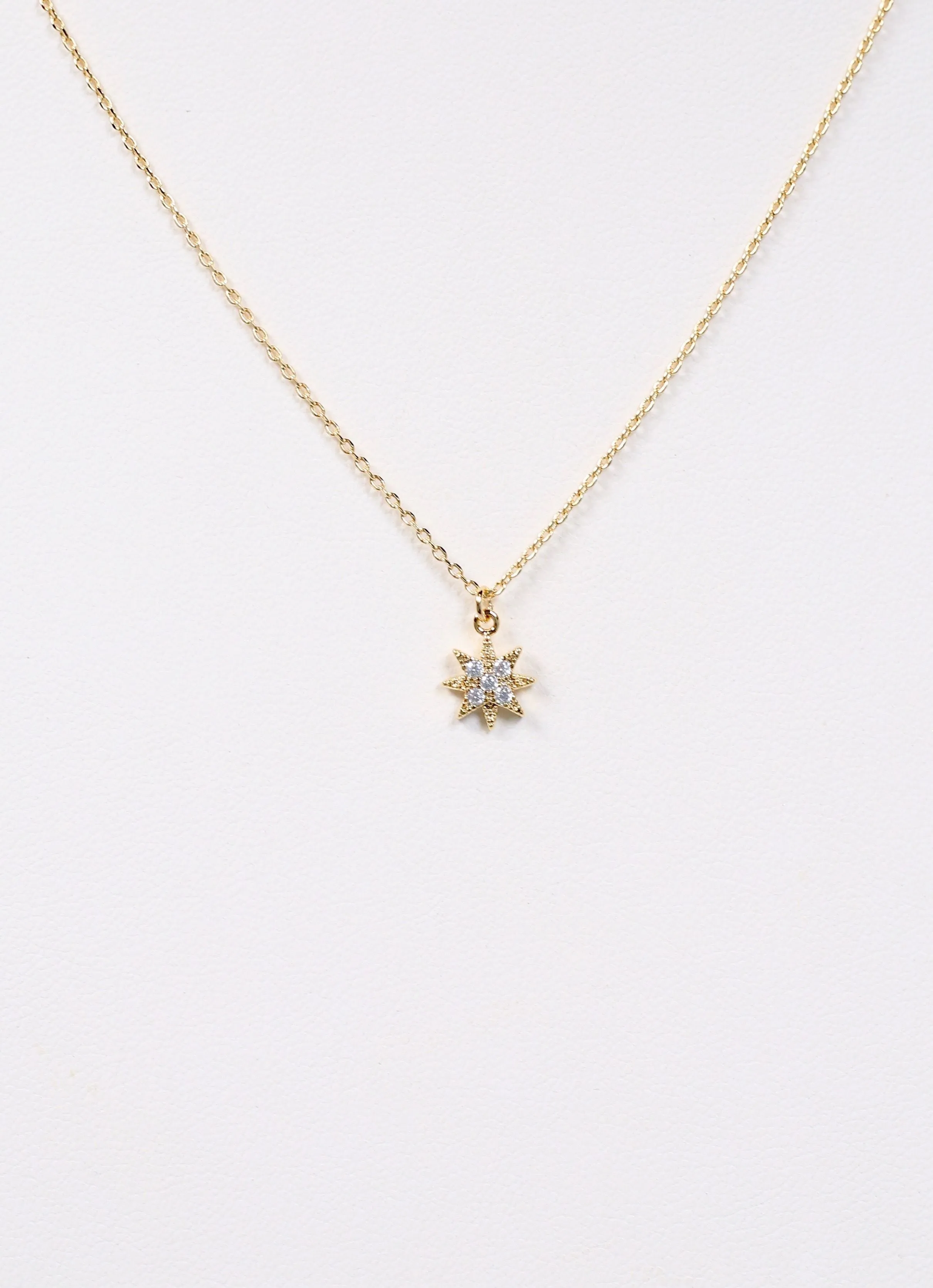 Delisle CZ Necklace GOLD