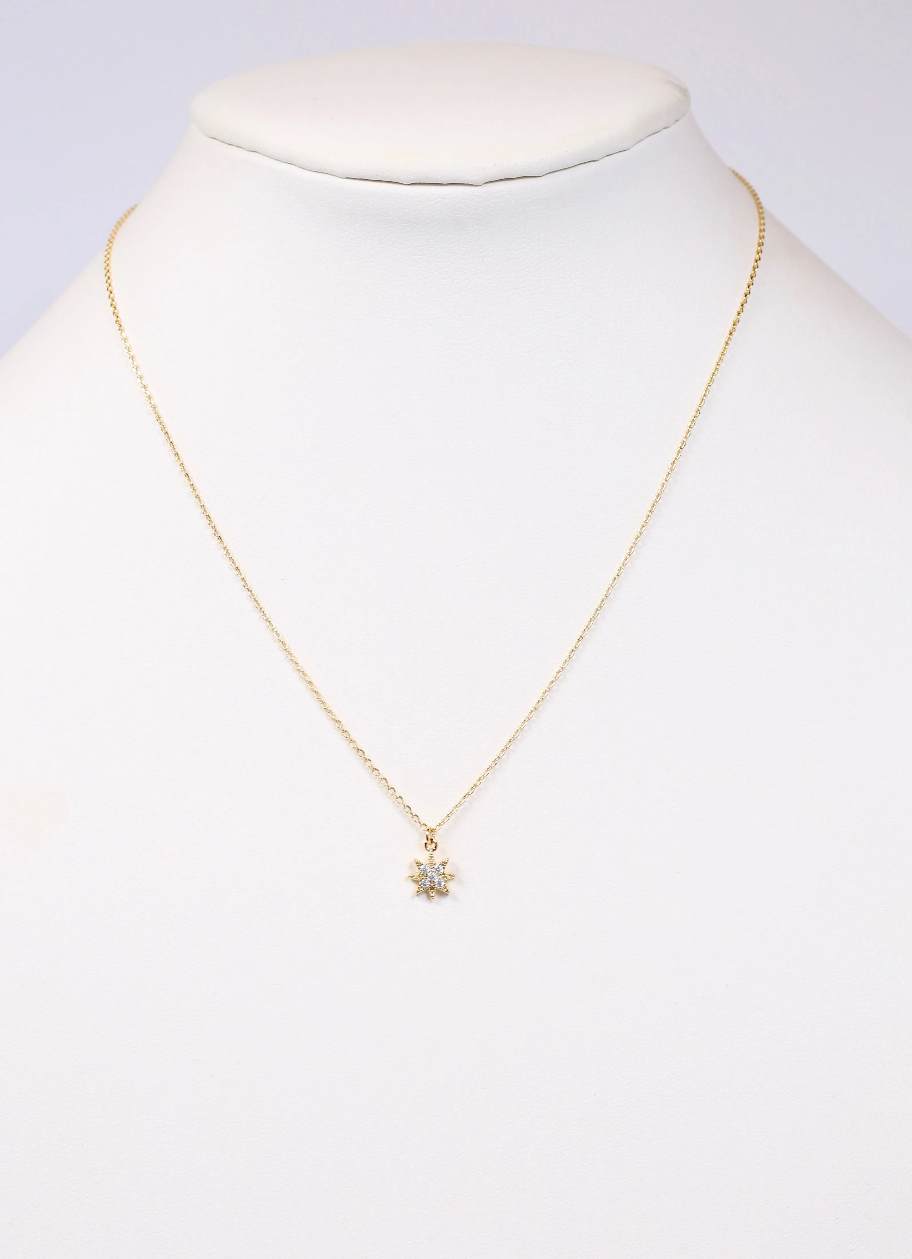 Delisle CZ Necklace GOLD