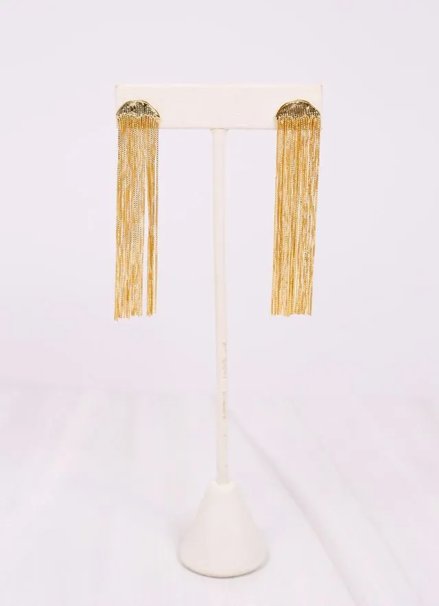 Elsie Fringe Earring GOLD