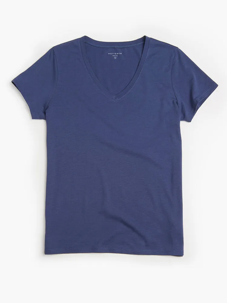 Fitted V-Neck Marcy Tee