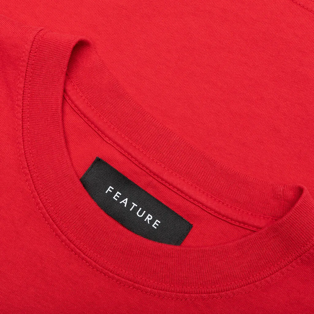 Flag Tee - Scarlet