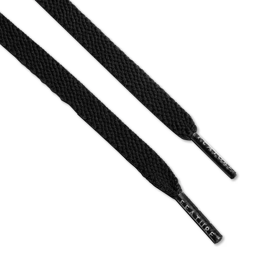 Flat Shoe Laces - Black