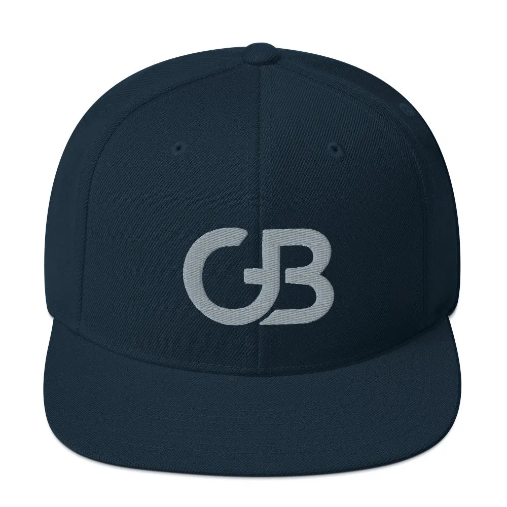 Gerald Black Flat Brim Snapback Baseball Hat for Men and Women