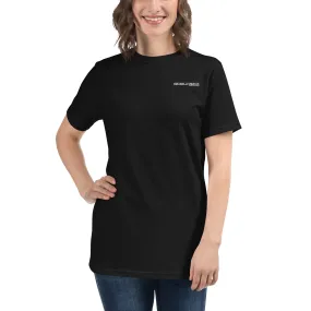 Gerald Black Organic Cotton Black Statement T-Shirt for Men and Women