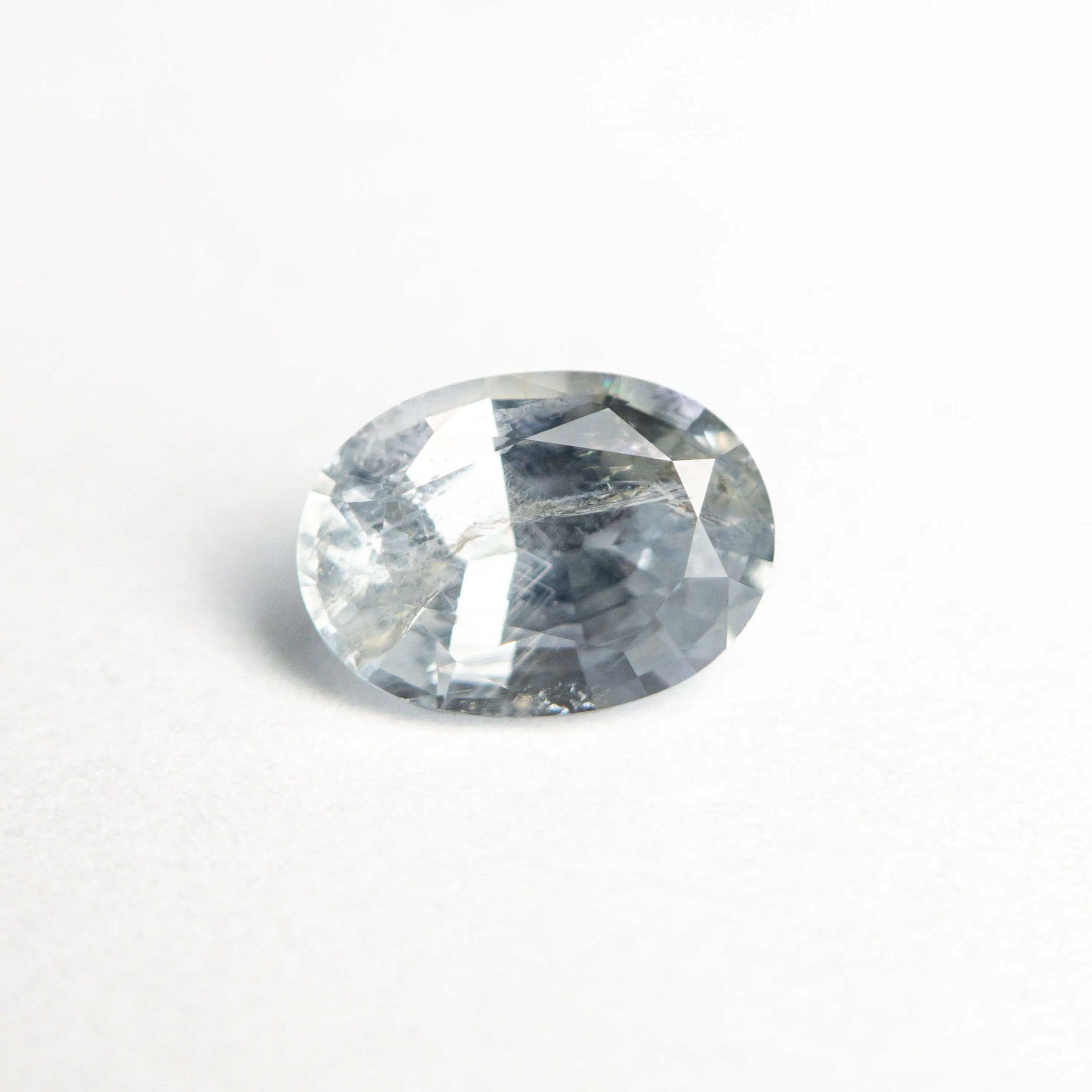 Grey/Blue Brilliant Sapphire - 1.11ct Oval