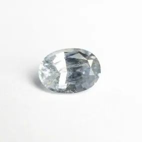 Grey/Blue Brilliant Sapphire - 1.11ct Oval