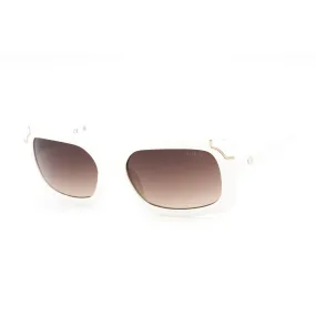 Guess GU7841 Sunglasses Ivory / Gradient Brown Women's