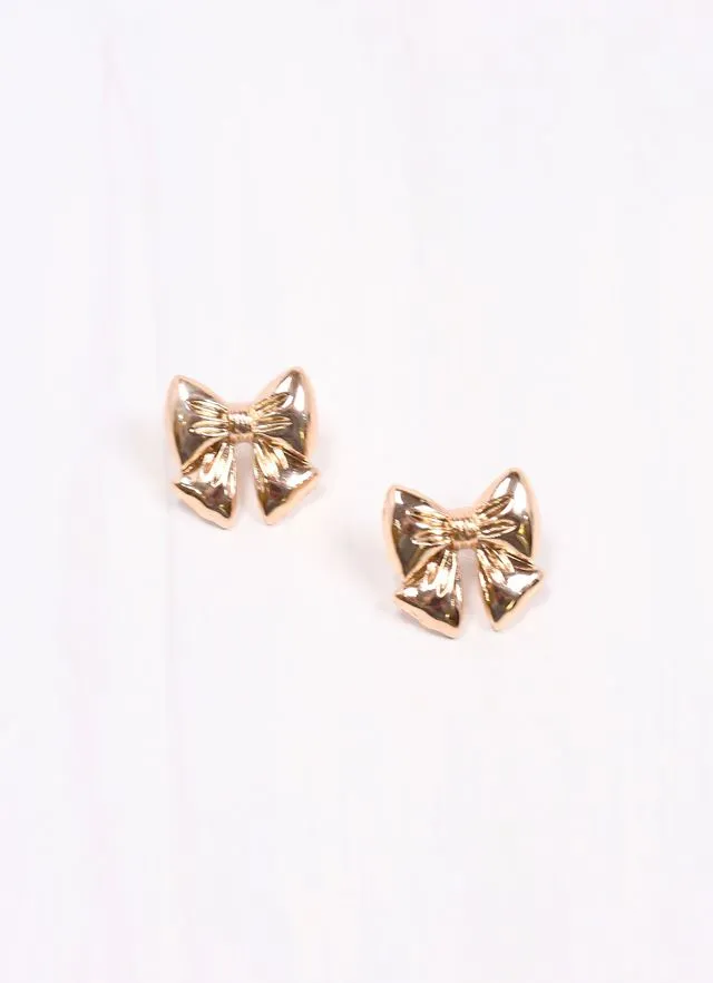 Hanora Bow Earring GOLD