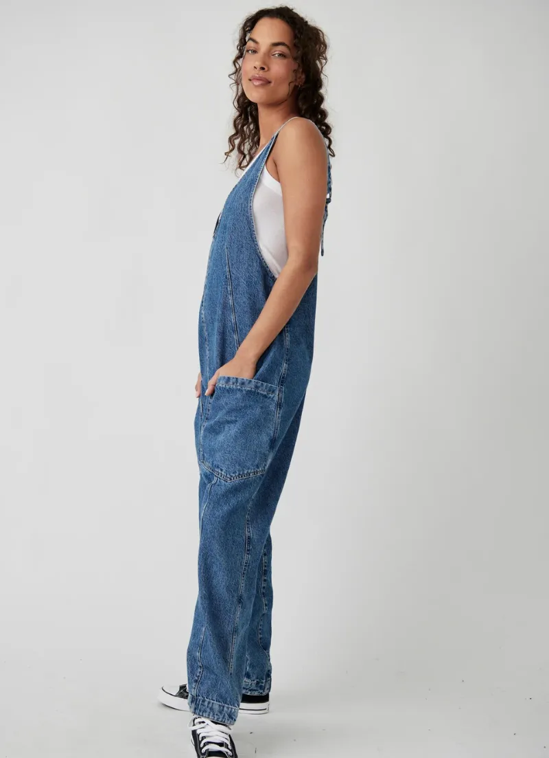 High Roller Denim Jumpsuit