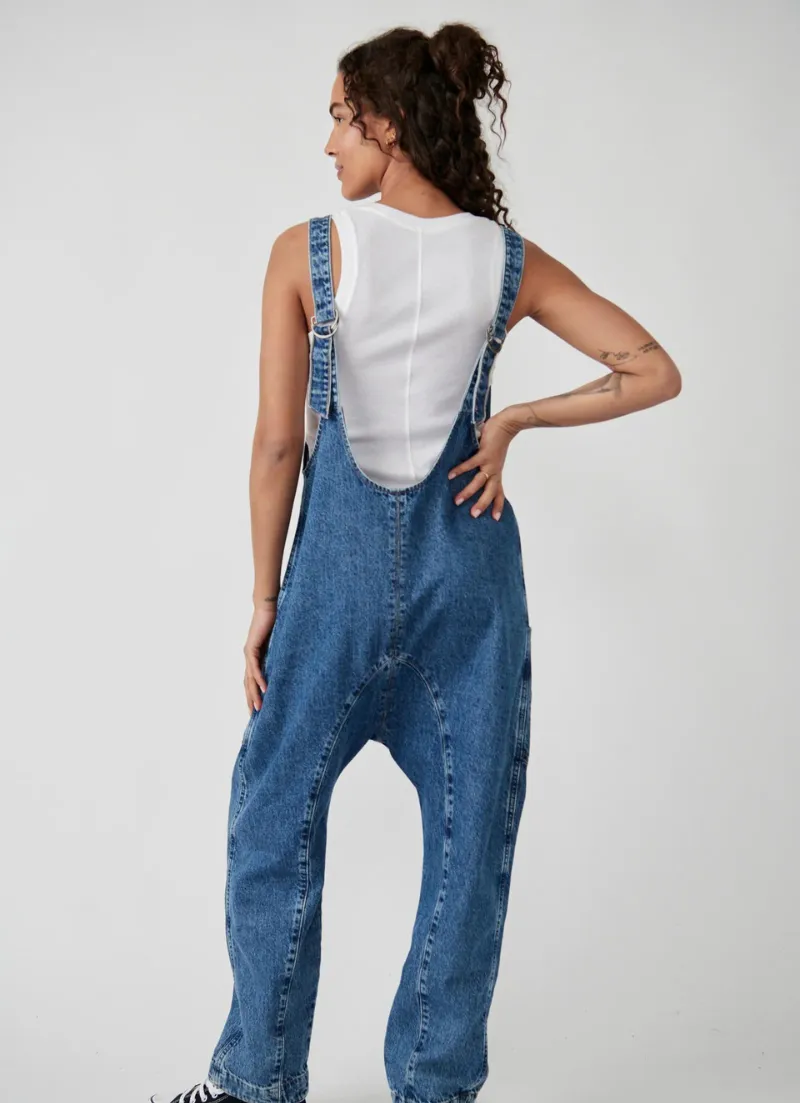 High Roller Denim Jumpsuit