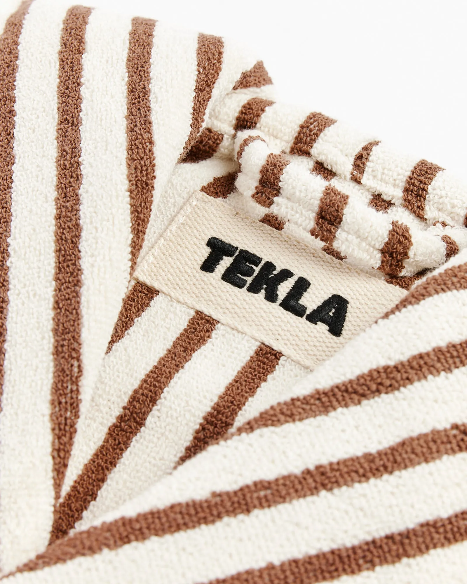 Hooded Bathrobe in Kodiak Stripes