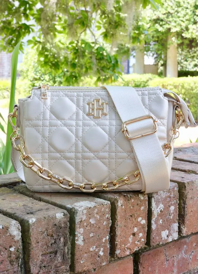 Jace Crossbody Pearl Quilted LQ