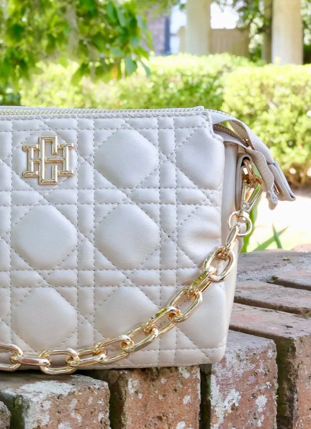 Jace Crossbody Pearl Quilted LQ