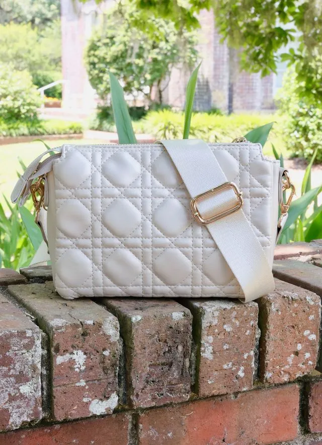 Jace Crossbody Pearl Quilted LQ