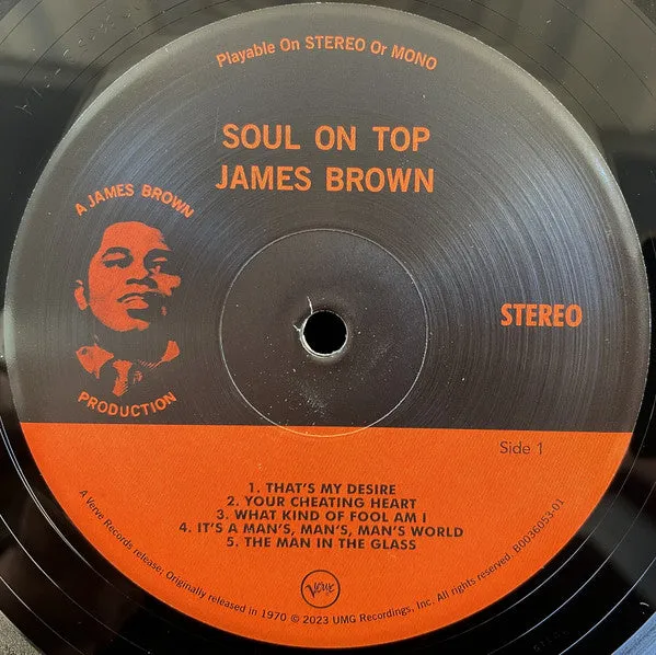 James Brown With Oliver Nelson Conducting Louie Bellson Orchestra ~ Soul On Top