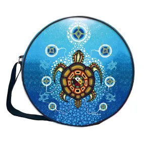 James Jacko Medicine Turtle 17in Drum Bag