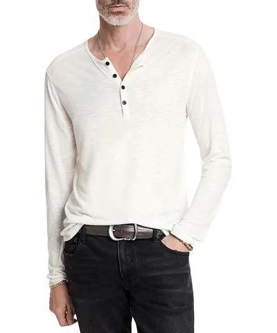 John Varvatos Danville Regular Fit Henley Tee