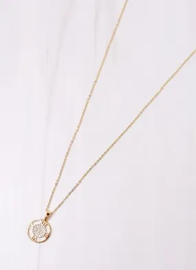 Josefine Roman Numeral Necklace GOLD