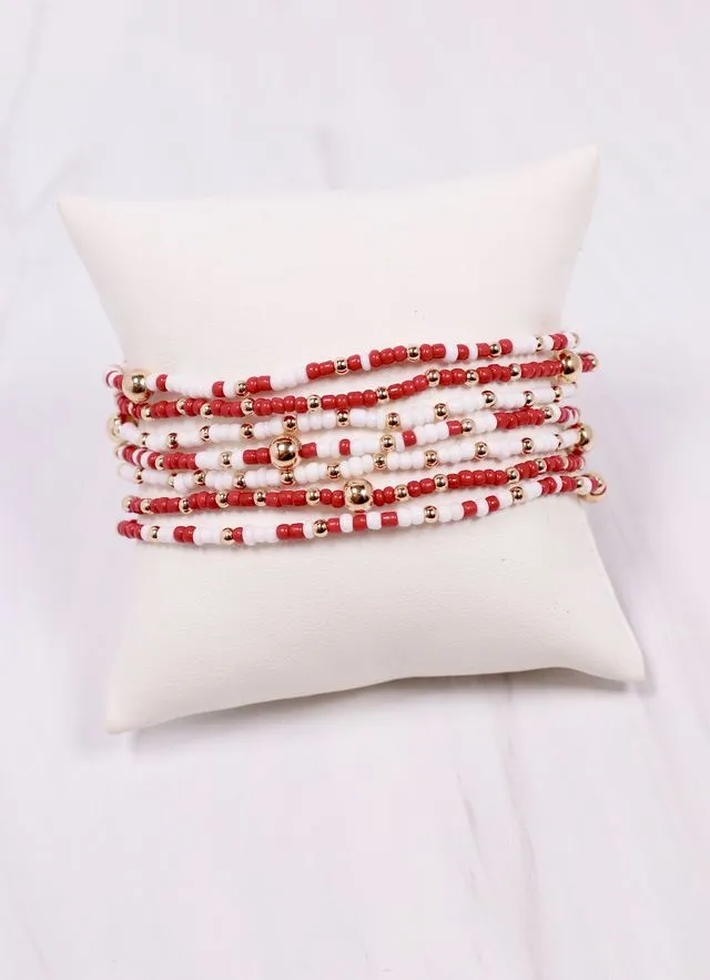 Karnes Bracelet Set CRIMSON