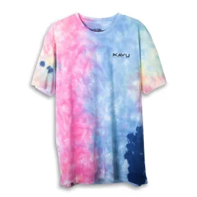 Kavu Klear Above Etch Art Tee in Far Out Tie Dye