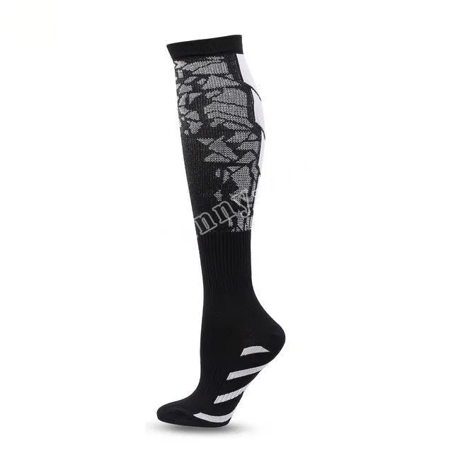 Light Gray Compression Blood Circulation Promotion Slimming Socks for Men